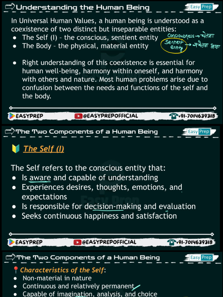 Live Classes According to New Syllabus Universal Human Val (1) | PDF