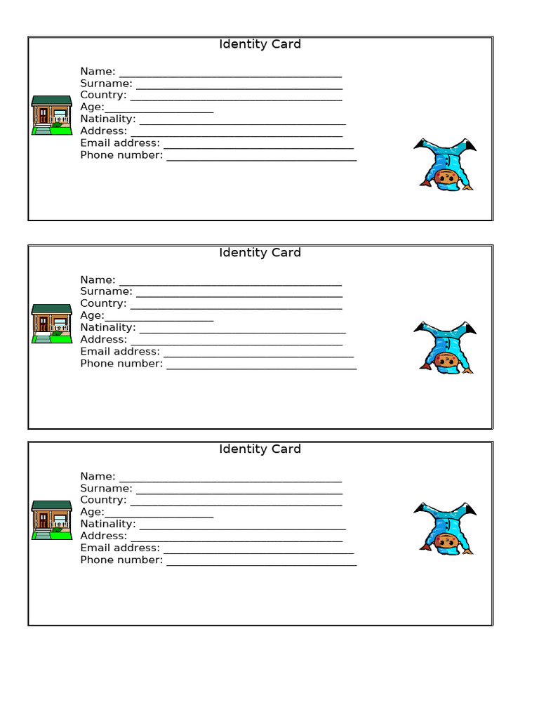 Identity Card | PDF