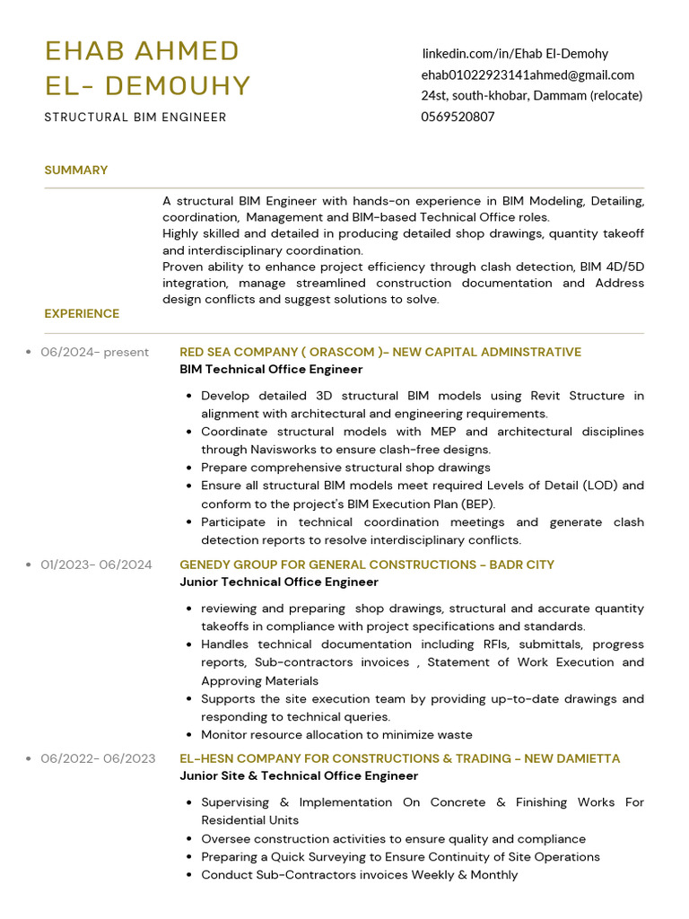 Structural BIM - Engineer | PDF | Building Information Modeling