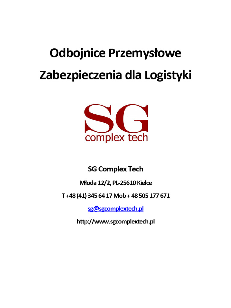Odbojnice SG Complex Tech | PDF