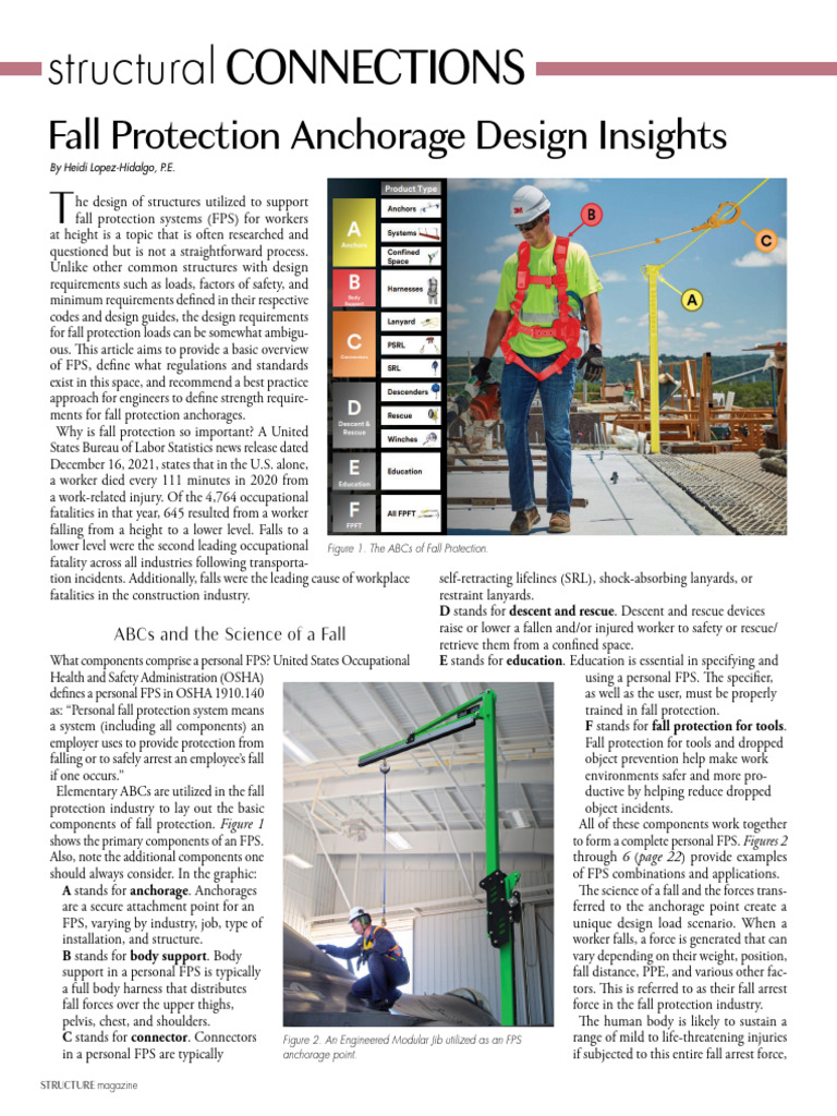Structuremag 2022-10 Fall Protection Anchorage Design Insights | PDF ...