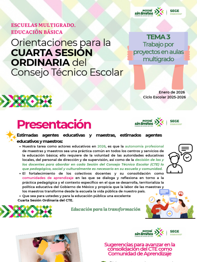 4ta Ses. Cte Multi- Tema3. Trabajo Por Proyectos | PDF | Aprendizaje ...