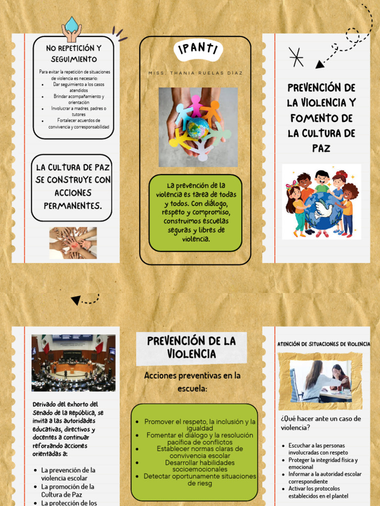 Estrategia Escuela Libre de Violencia Para Prevenir La Violencia y ...