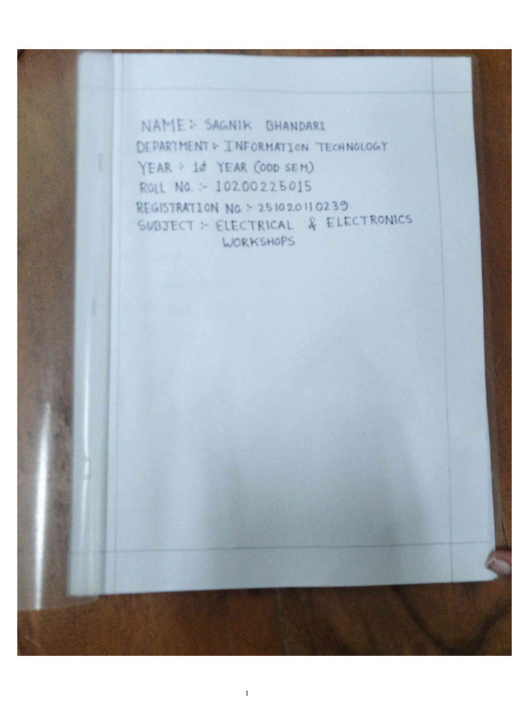 Sample BEE Workshop Report | PDF