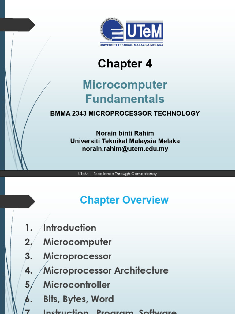[SE] BMMA2343 Microprocessor Technology (Lecture 06) | PDF ...
