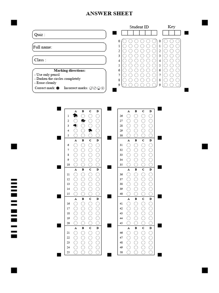 Sheet 50 QA4 | PDF
