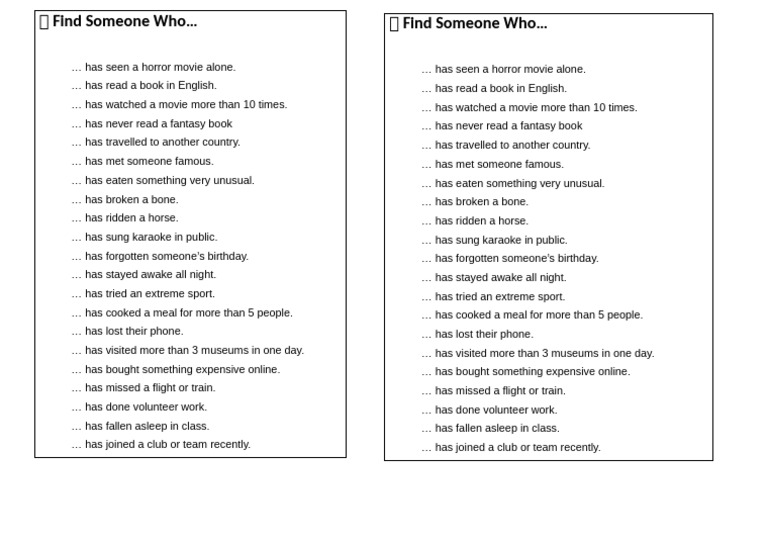Find sb who | PDF