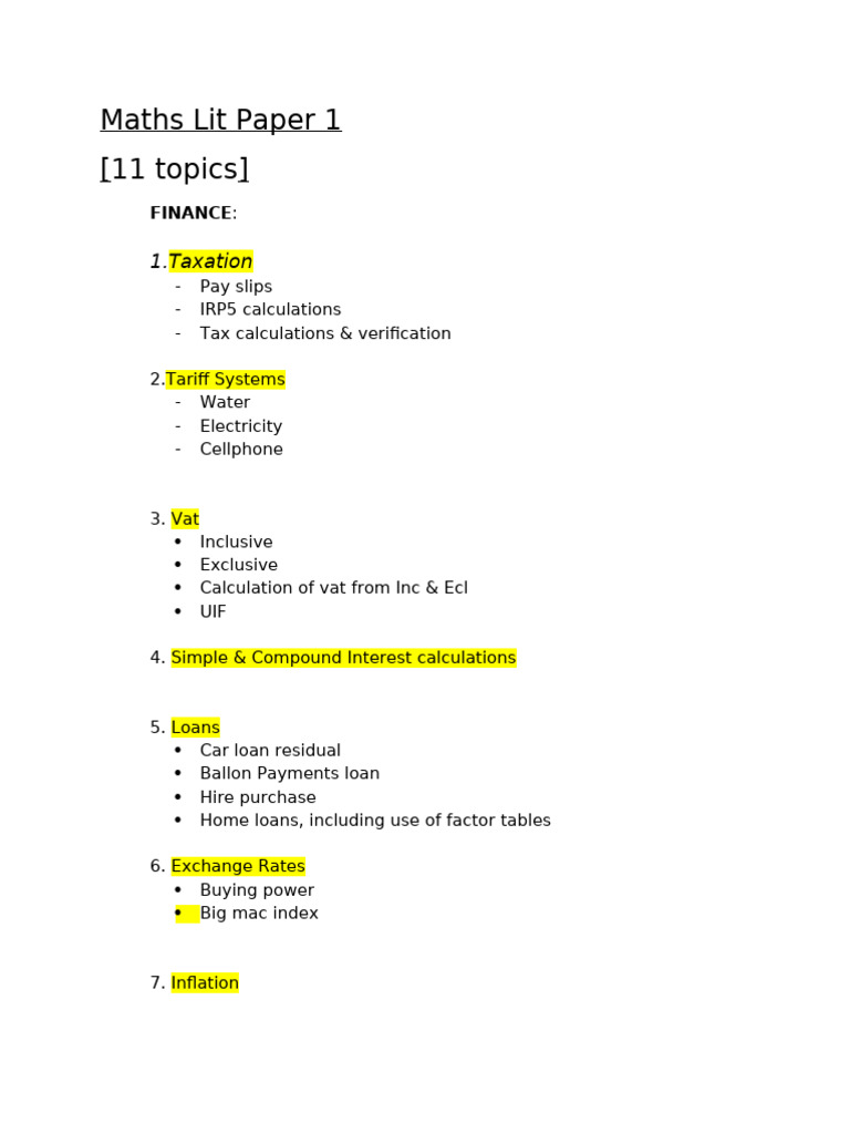 Paper 1 Scope | PDF