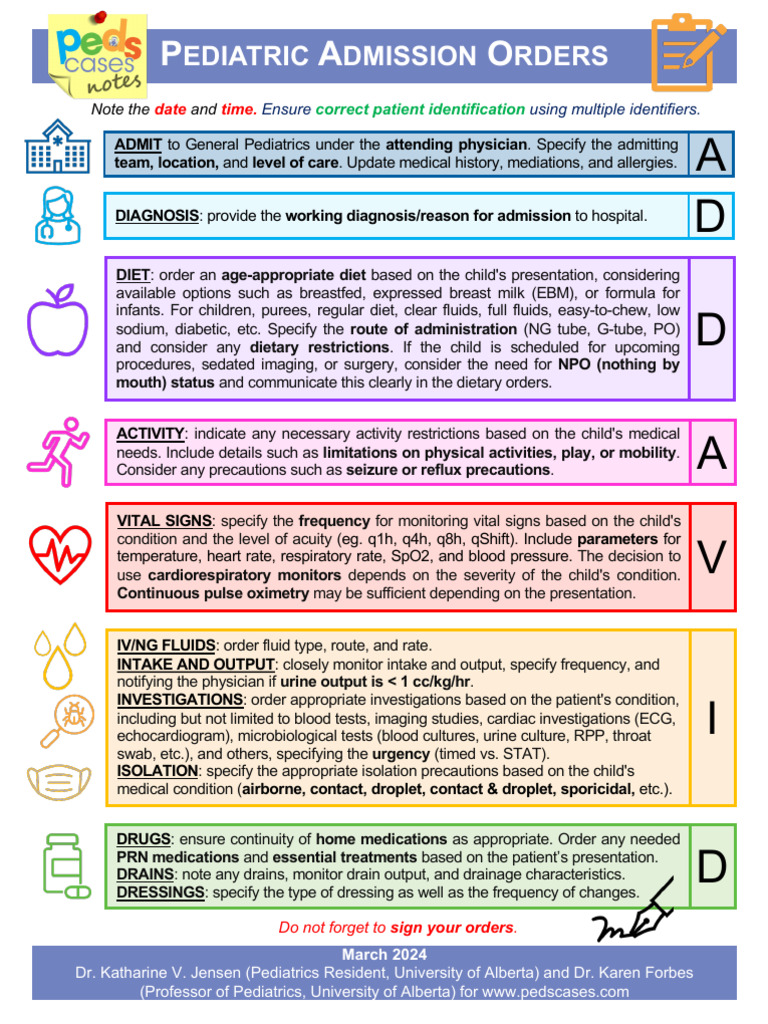 AD DAVID Admission Orders | PDF | Clinical Medicine | Medicine