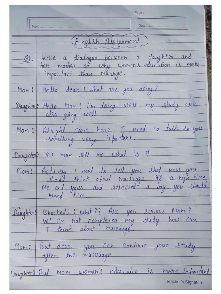 English Assignment | PDF