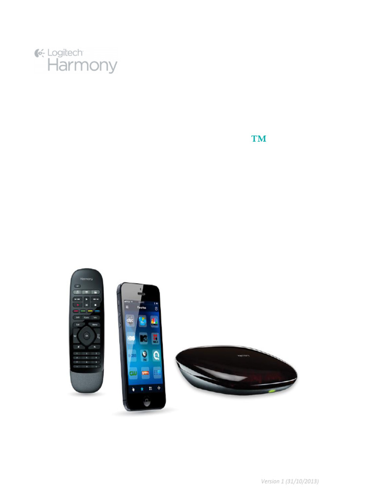 Harmony Smart Control User Guide | PDF | Télécommande | Vidéo