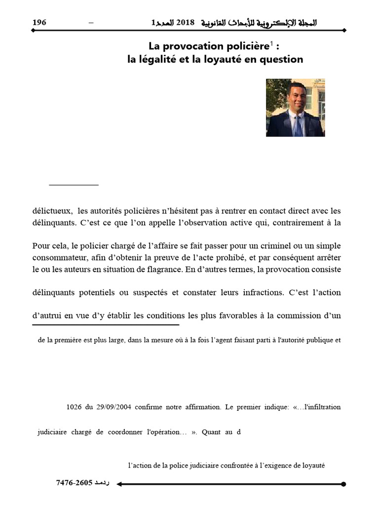 La Provocation Policière | PDF | Crimes | Crime et violence