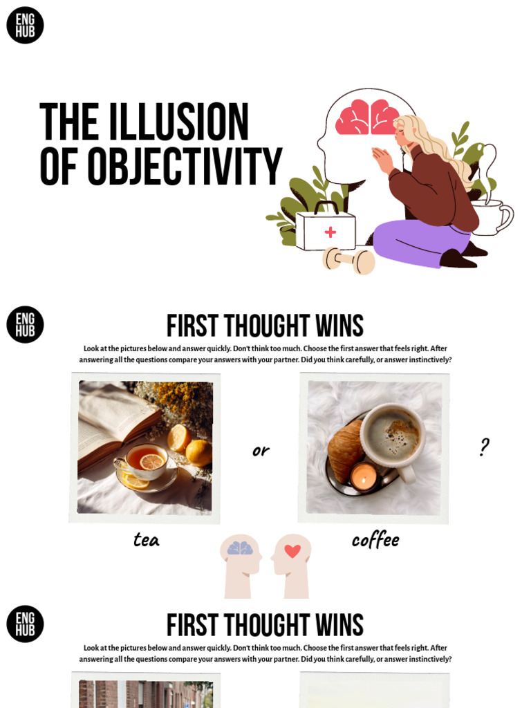 B2-C1 The Illusion of Objectivity SV | PDF | Bias | Thought