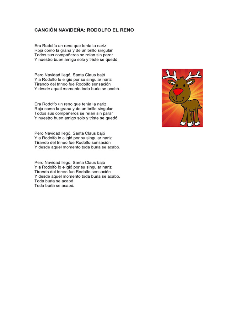 Canción-Rodolfo El Reno | PDF