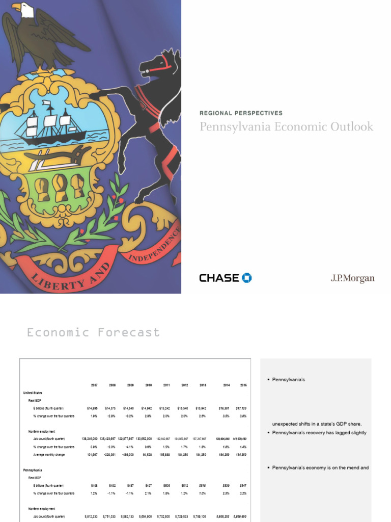 Pennsylvania Economy | PDF | Recession | Gross Domestic Product