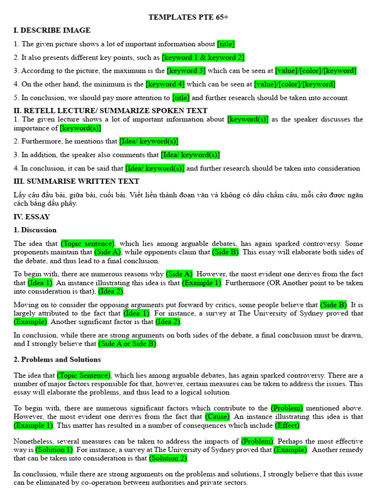 Templates Pte 65+ | PDF | Argument | Logic