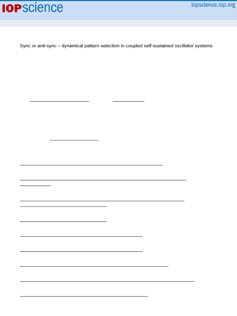 Sync or antisync dynamical pattern selection in coupled self-sustained ...
