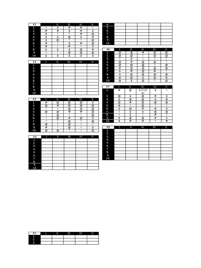Formula 1 Codes | PDF
