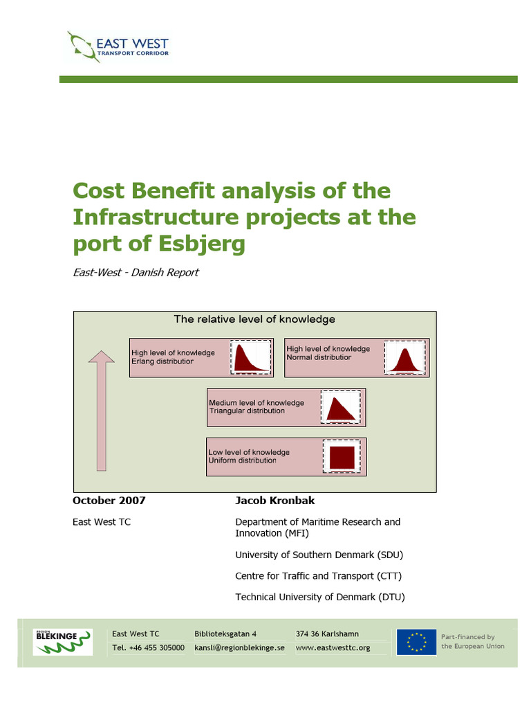 Wp3 - 2 Cost Benefit Analysis of Infrastructure Projects at The Port of ...