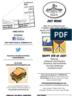 McMinnville July 12 Menu Flier