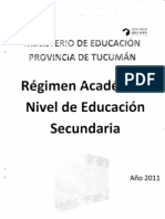 Regimen Academico Secundario