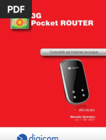 Manuale Utente Digicom Pocket Router