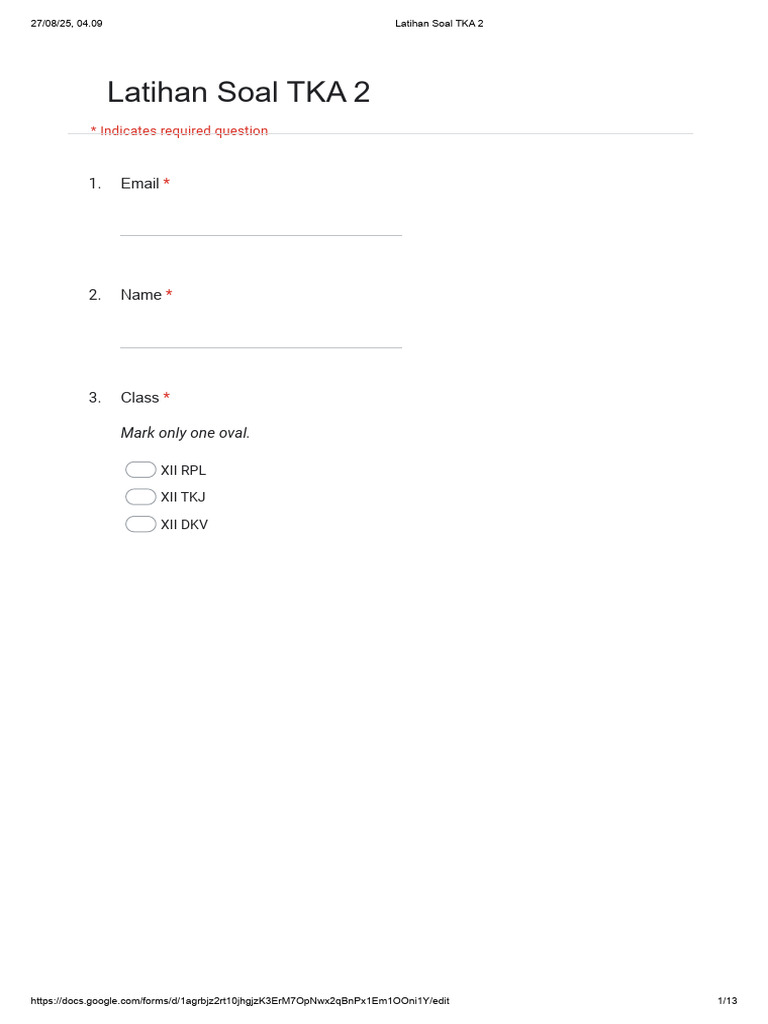 Latihan Soal TKA 2 (Revisi) | PDF | Agriculture | Hydroponics