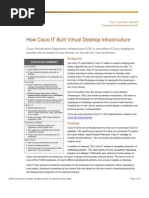 Download How Cisco IT Built Virtual Desktop Infrastructure by Cisco IT SN99009312 doc pdf