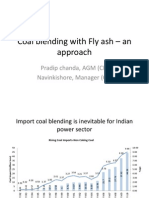 Coal Blending With Fly Ash-An Approach