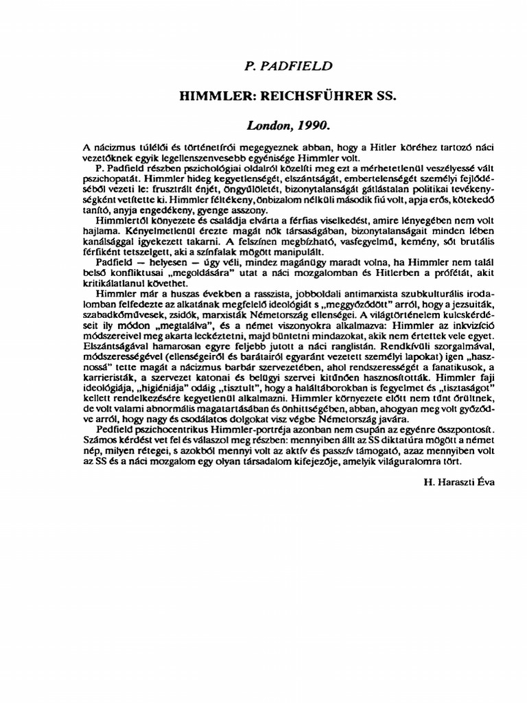P, Sh. Haraszti | PDF
