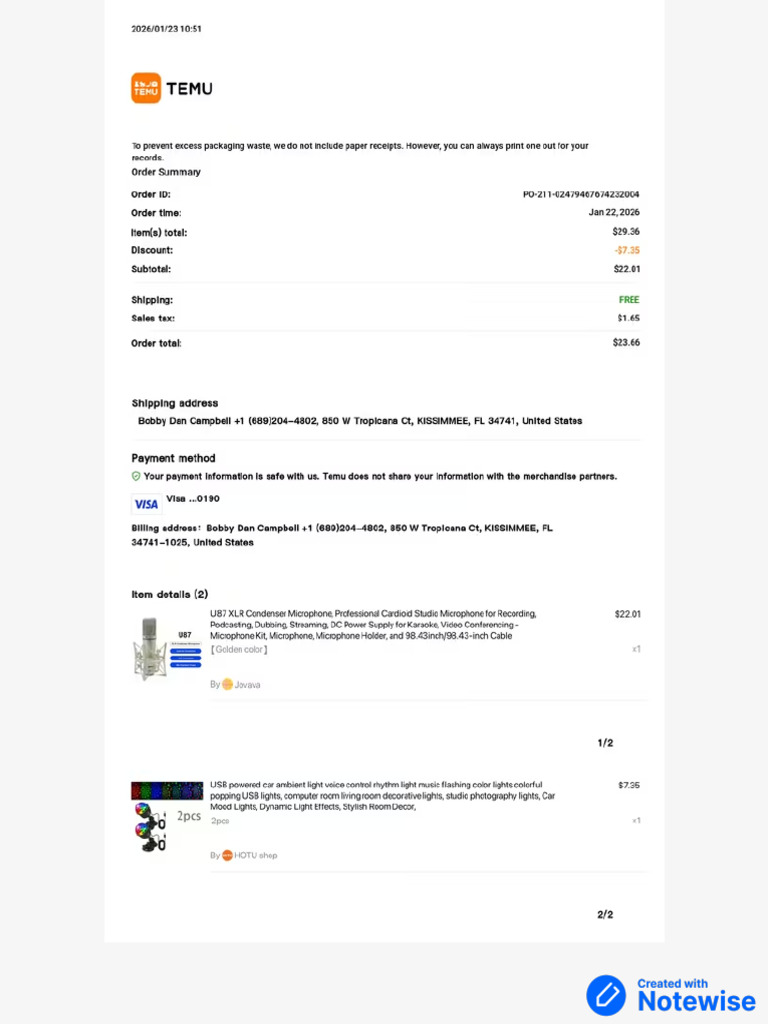 Temu Web Document | PDF