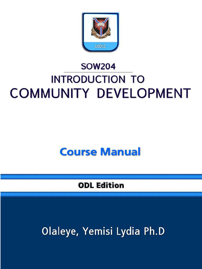 Sow 204 | PDF | Community | Learning