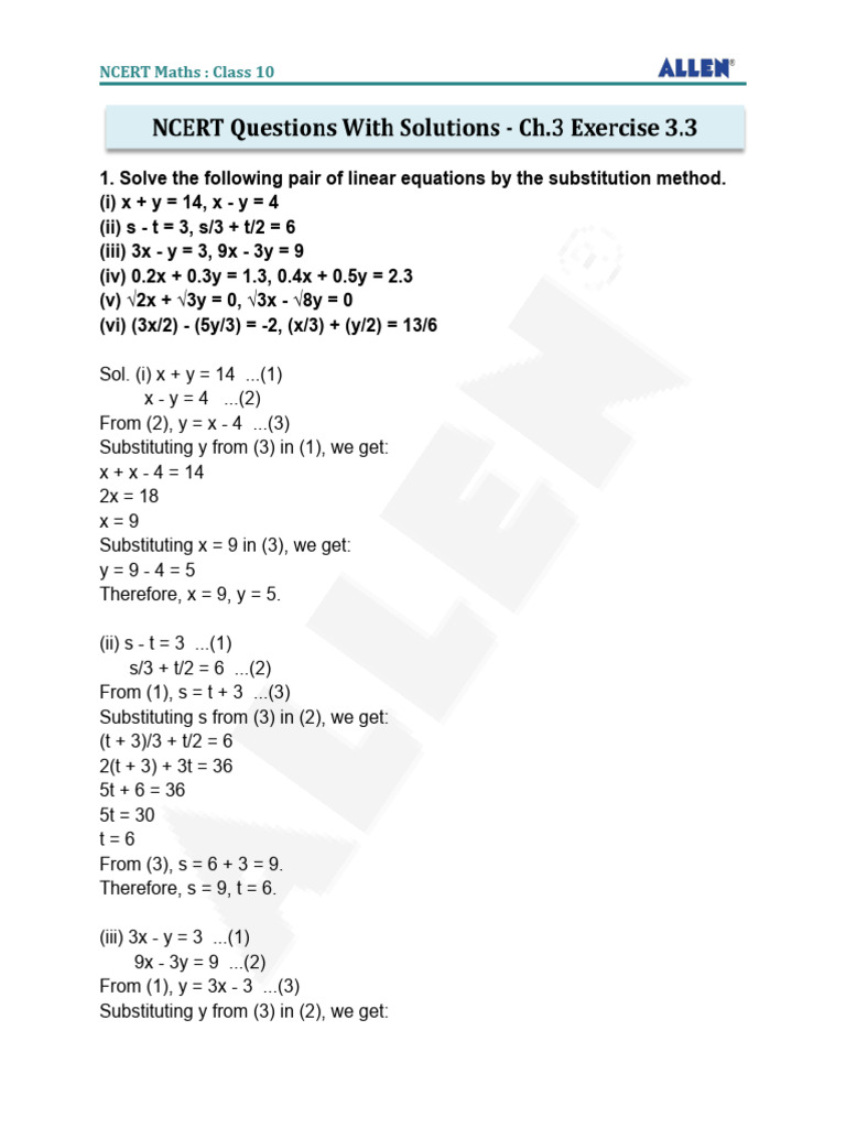 Maths+Chapter+3+ +ex+3.3 | PDF | Discrete Mathematics | Elementary ...