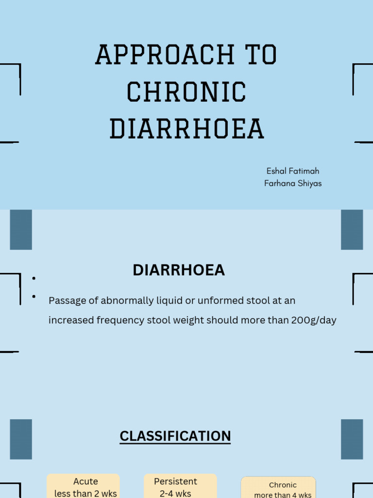 AppROACH TO CHRONIC DIARRHOEApdf - 260112 - 105011.pdf - 20260112 ...