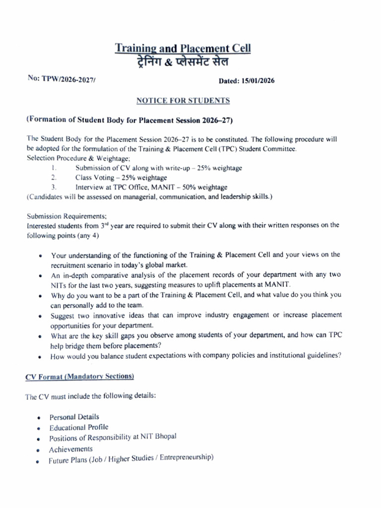 New Team TPC 2026-27 Batch | PDF