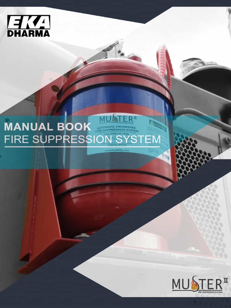 MANUAL BOOK - Fire Supression System | PDF | Valve | Risk