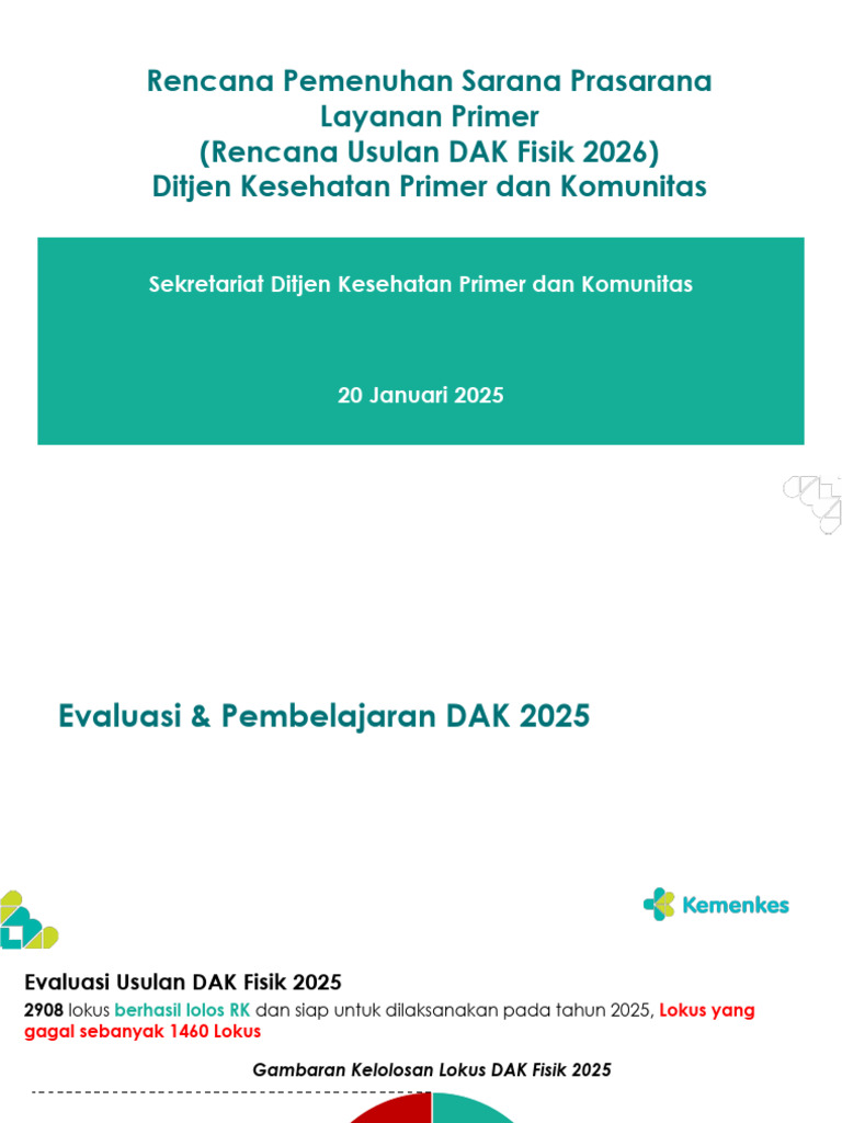 S Rencana Pemenuhan Sarpras Layanan Primer 2026 | PDF
