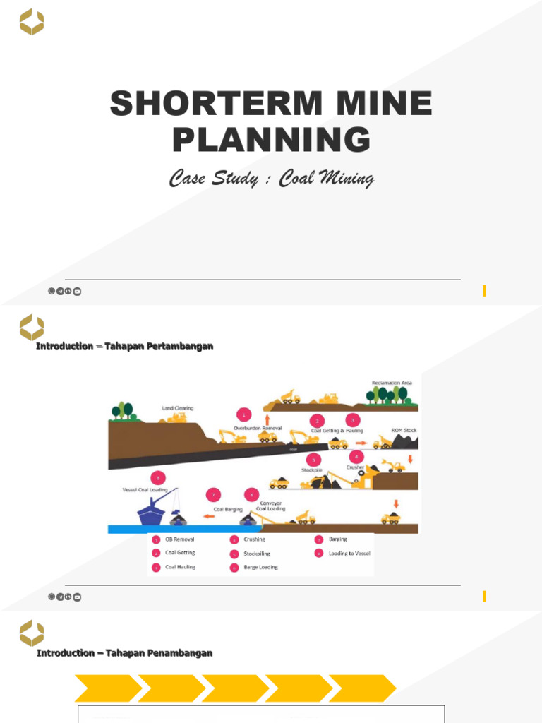 Shorterm Mine Planning - Case Study Coal Mining 2 | PDF