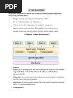 Core Functions of Operating Systems | PDF | Process (Computing ...