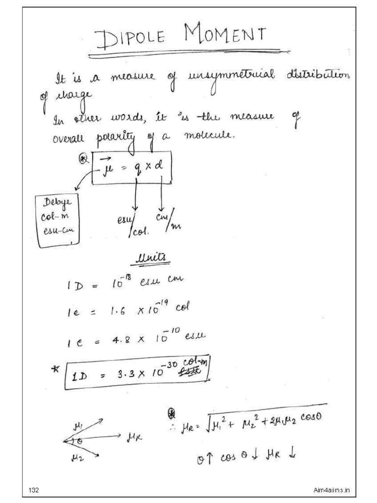 3a0PJQKdRV6uI2hLCOKi Dipole Moment | PDF