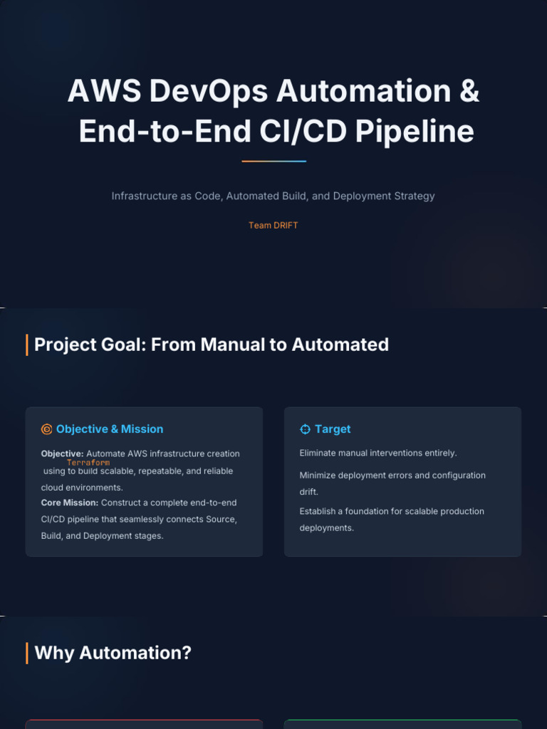 AWS DevOps & CI - CD Pipeline | PDF | Amazon Web Services | Computer ...