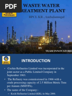 Waste Water Treatment Plant - BPCL