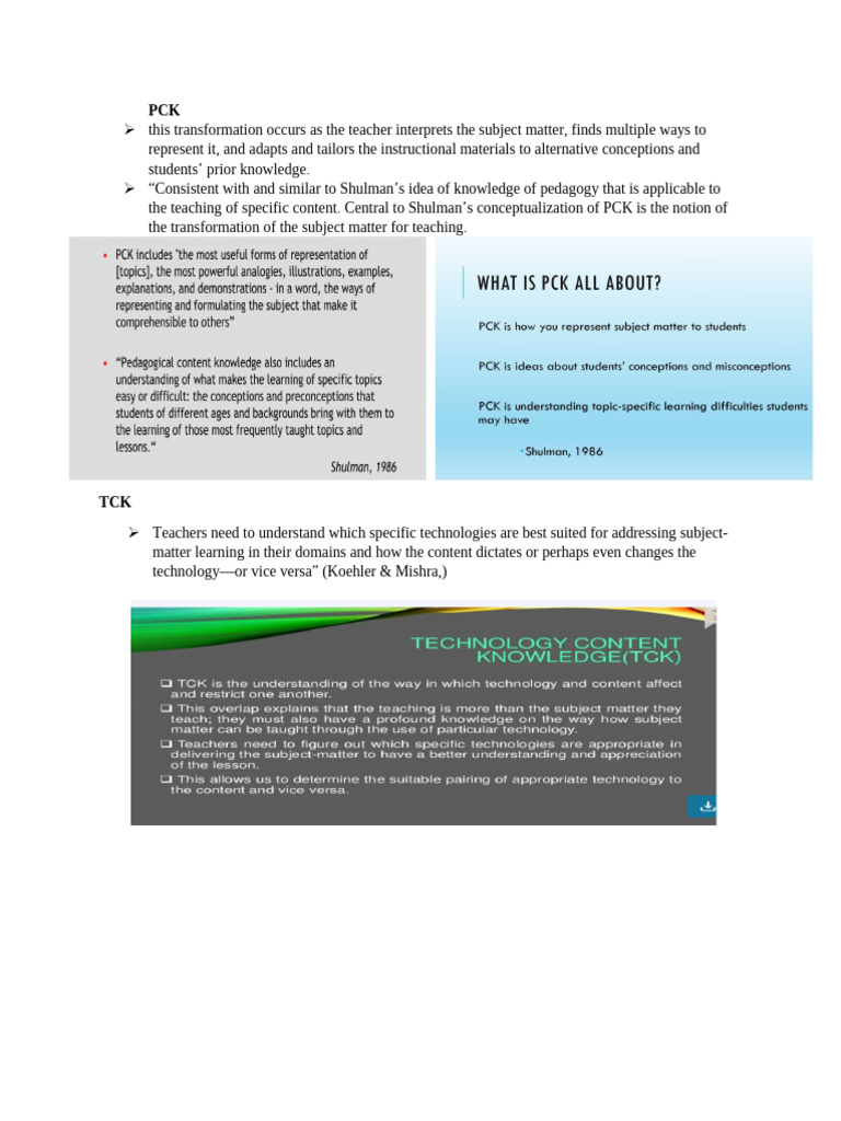 PCK | PDF