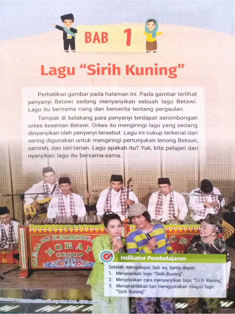 Bab 1 Lagu Sirih Kuning | PDF
