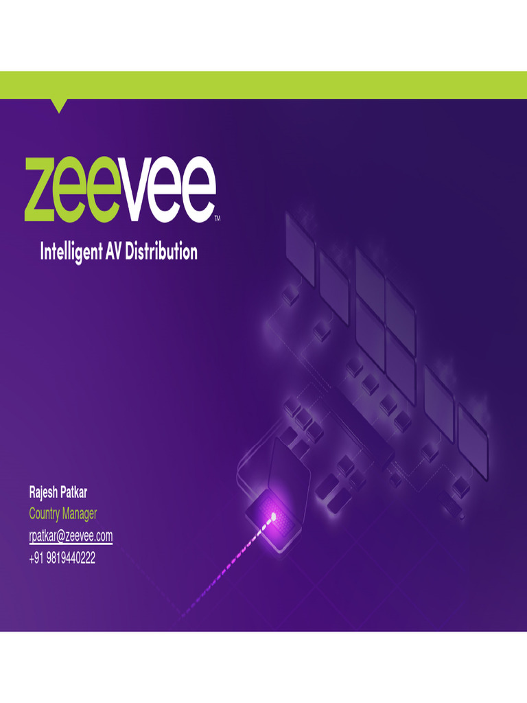 ZeeVee AVoIP Jun 2023 | PDF | Hdmi | Electronics