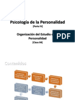 Clase 04 - Organizaciyn Del Estudio de La Personalidad