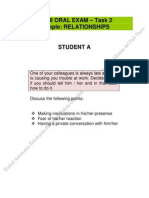 Tm/Ni Oral Exam - Task 2 Sample: Relationships