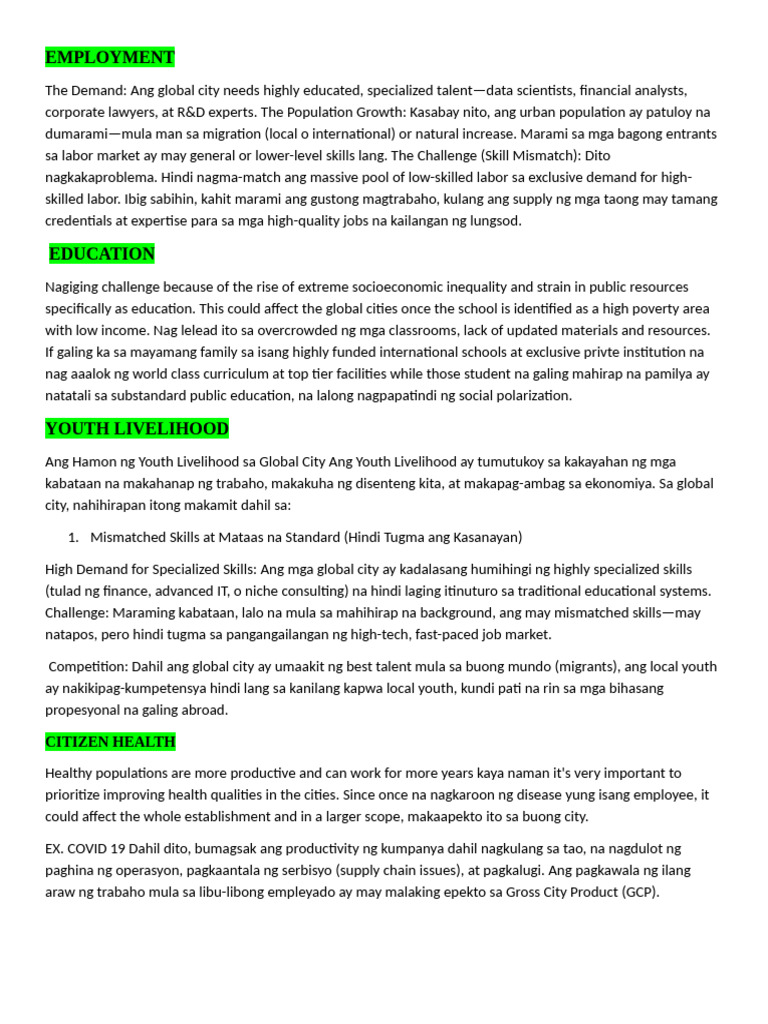 EMPLOYMENT | PDF