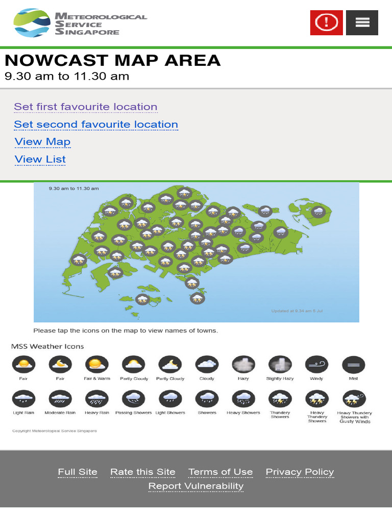 Nowcast Map Area | PDF