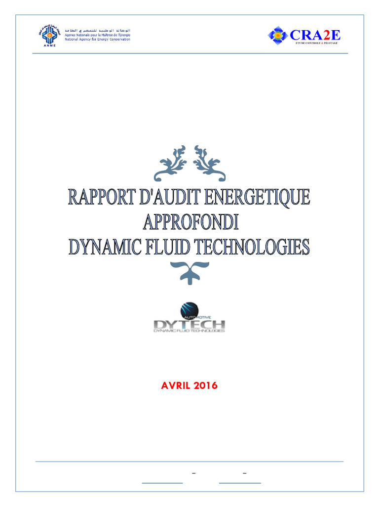 DYTECH Rapport D'audit Approfondi 08 04 2016 | PDF | Conservation de l ...
